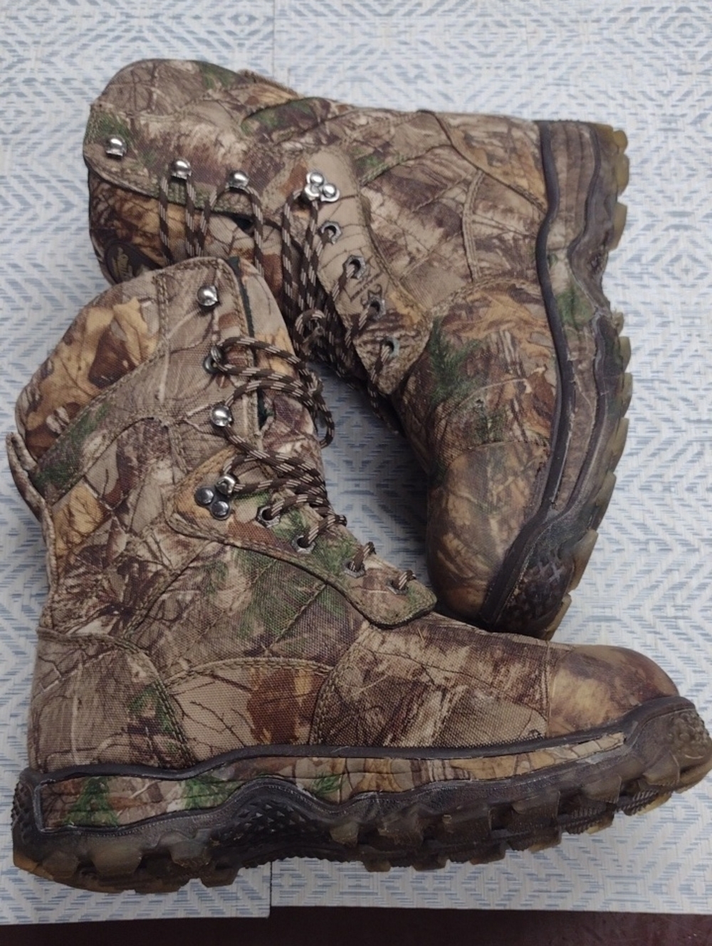 Herman Survivors Hunting Boots Size 7.5 Waterproof Realtree Camo Thinsulate 800g - Picture 8 of 16